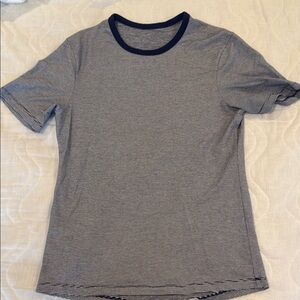 Lululemon Classic Gray Striped Men's Tee